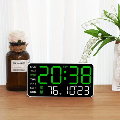 Digitix Digital Wall Clock Multifunction Electronic Display for Home