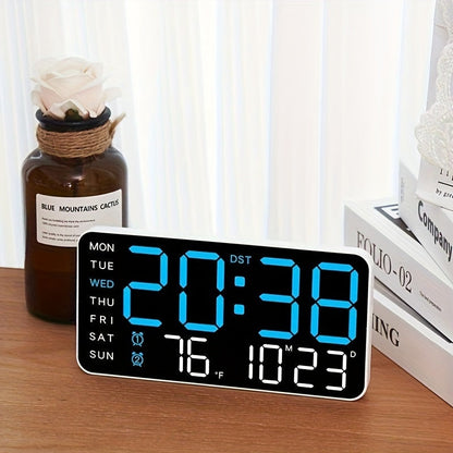 Digitix Digital Wall Clock Multifunction Electronic Display for Home