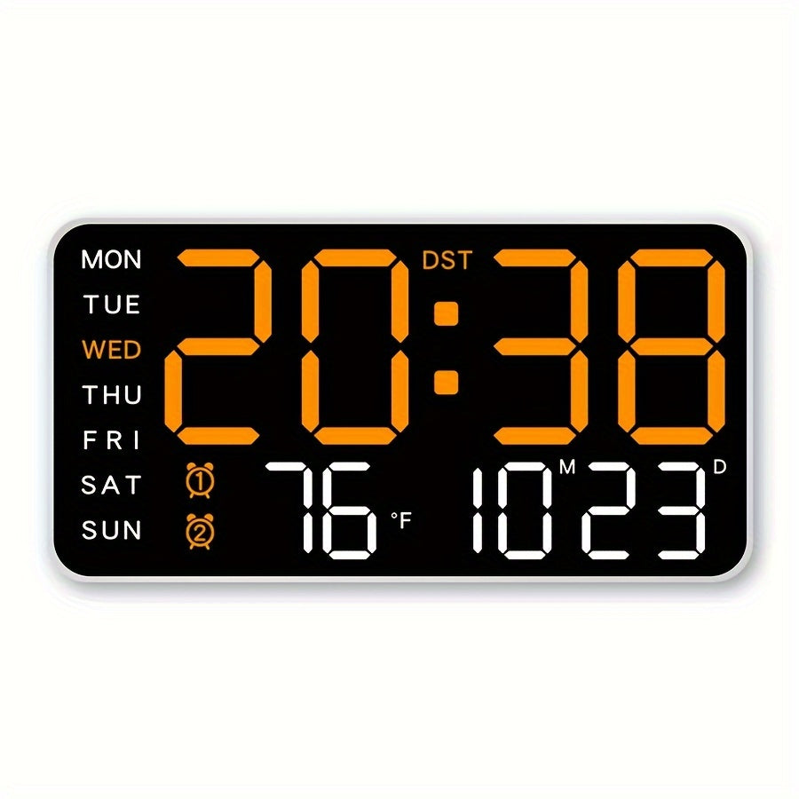 Digitix Digital Wall Clock Multifunction Electronic Display for Home