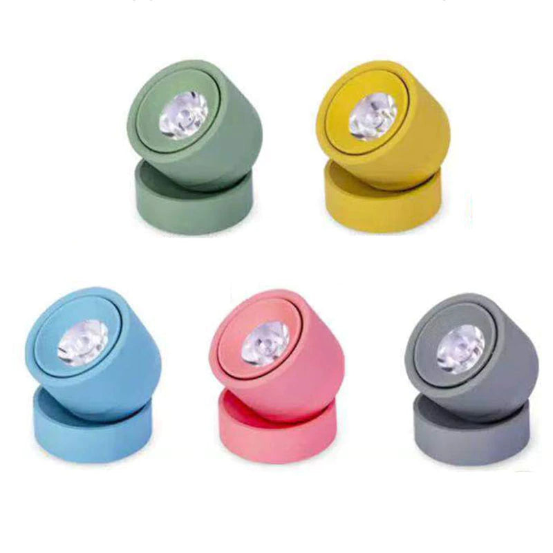 Dimmable LED Spotlight 340° Rotating Ceiling Light Adjustable Track Light for Home Lighting