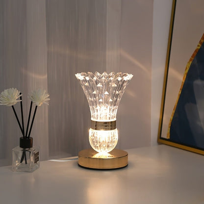 Dimmable LED Table Lamp USB Charging Port Compact Modern Bedside Desk Light