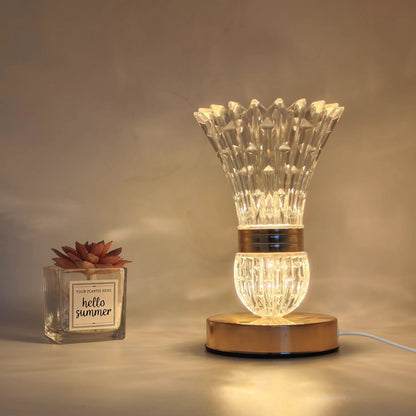 Dimmable LED Table Lamp USB Charging Port Compact Modern Bedside Desk Light