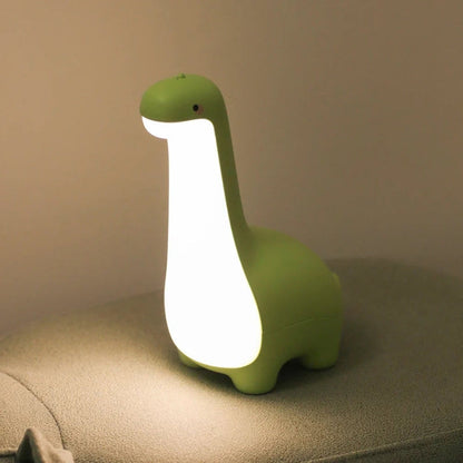 Dinosaur LED Night Light USB Rechargeable Kids Bedside Lamp Soft Nursery Night Lamp