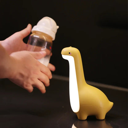 Dinosaur LED Night Light USB Rechargeable Kids Bedside Lamp Soft Nursery Night Lamp