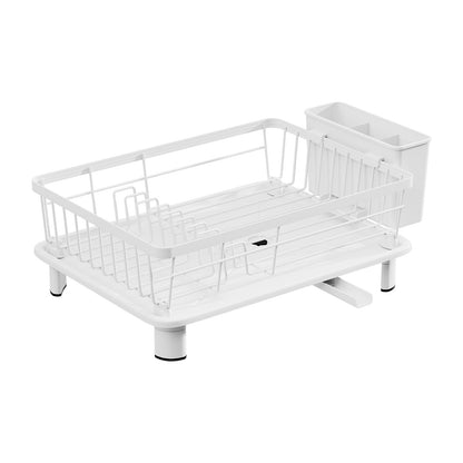 Dish Drying Rack Drainage System Kitchen Countertop Organizer