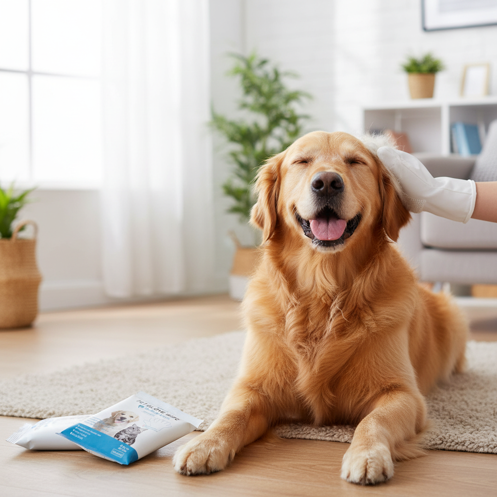 Disposable Pet Grooming Gloves for Cats and Dogs