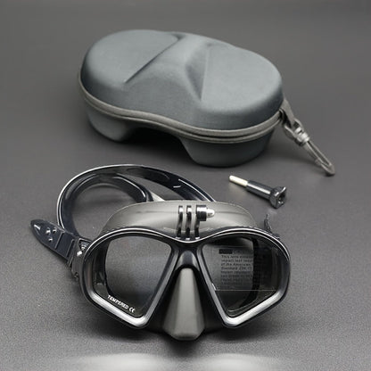 Diving Mask with Anti Fog Lens Camera Mount Snorkeling Set