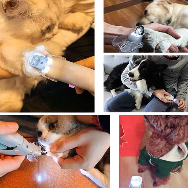 Dog Nail Clippers with Safety Guard and Sharp Stainless Steel Blades Professional Pet Nail Trimmer with Non Slip Handle