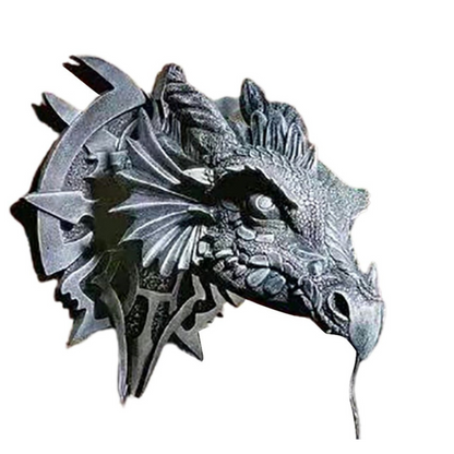 Dragon Head Wall Light Fantasy Sculpted LED Accent Lamp