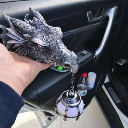 Dragon Head Wall Light Fantasy Sculpted LED Accent Lamp