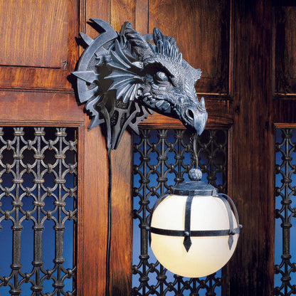 Dragon Head Wall Light Fantasy Sculpted LED Accent Lamp