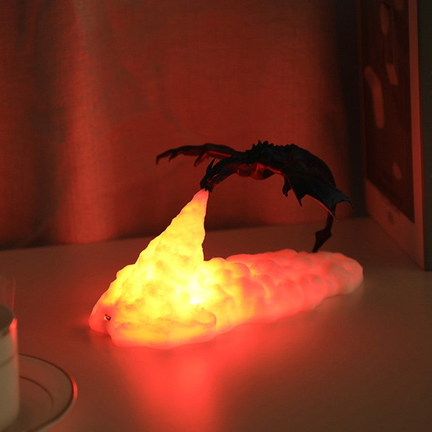Dragon Wall Light LED Sculptural Fantasy Wall Lamp