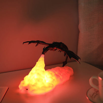 Dragon Wall Light LED Sculptural Fantasy Wall Lamp