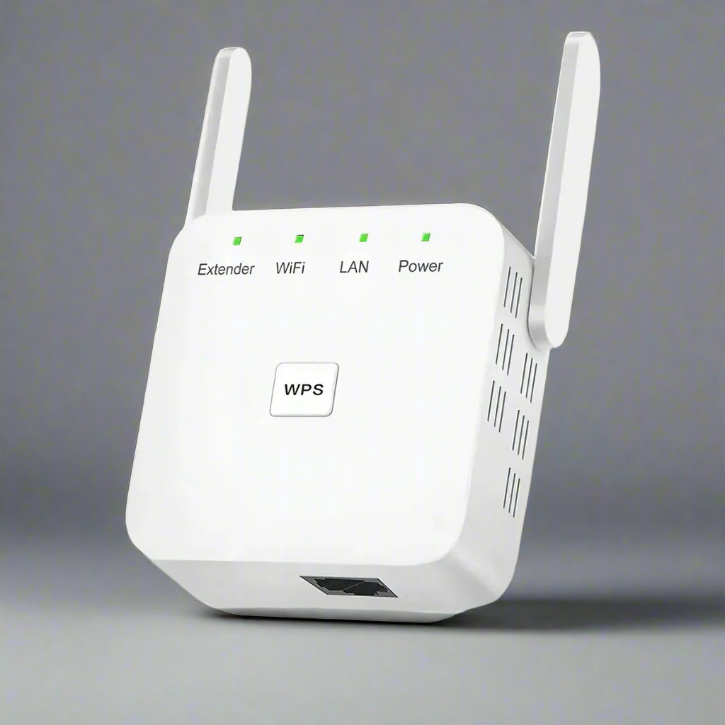 Dualband-WiFi-rækkeviddeforlænger med WPS-opsætning