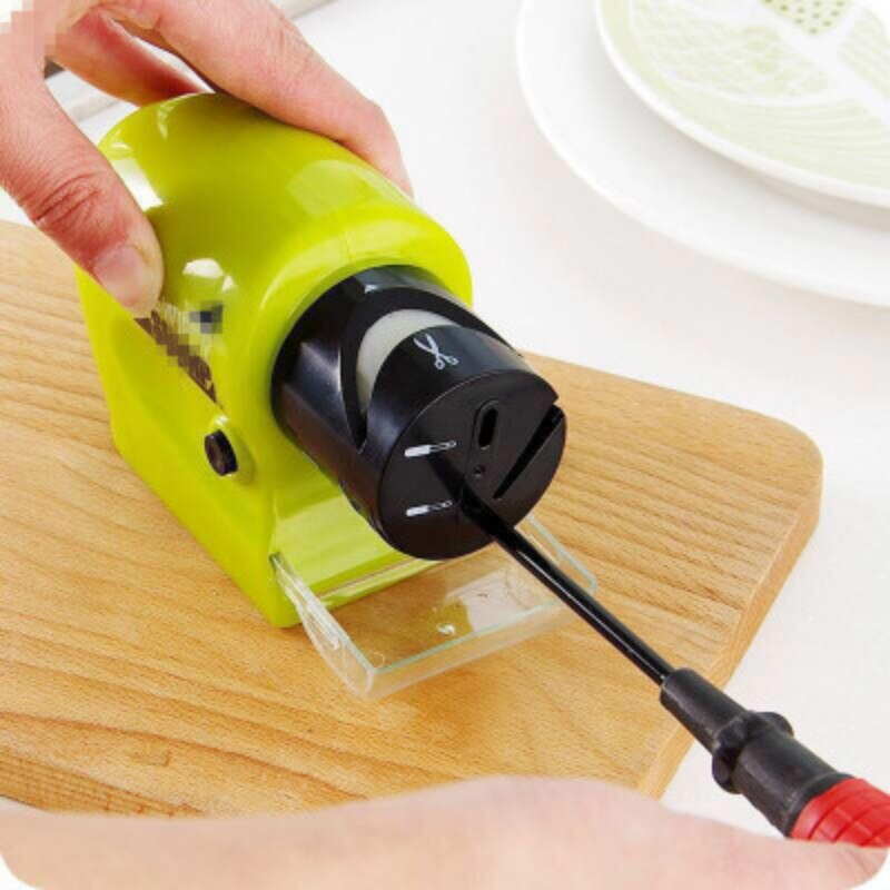 Electric Knife Sharpener Automatic Kitchen Knife Scissors Sharpener Diamond Grinding