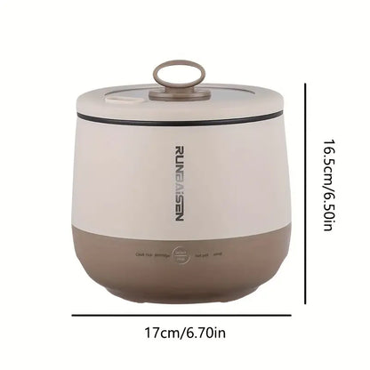 Electric Multi Cooker Pot Non-Stick Compact Kitchen Cooking Appliance