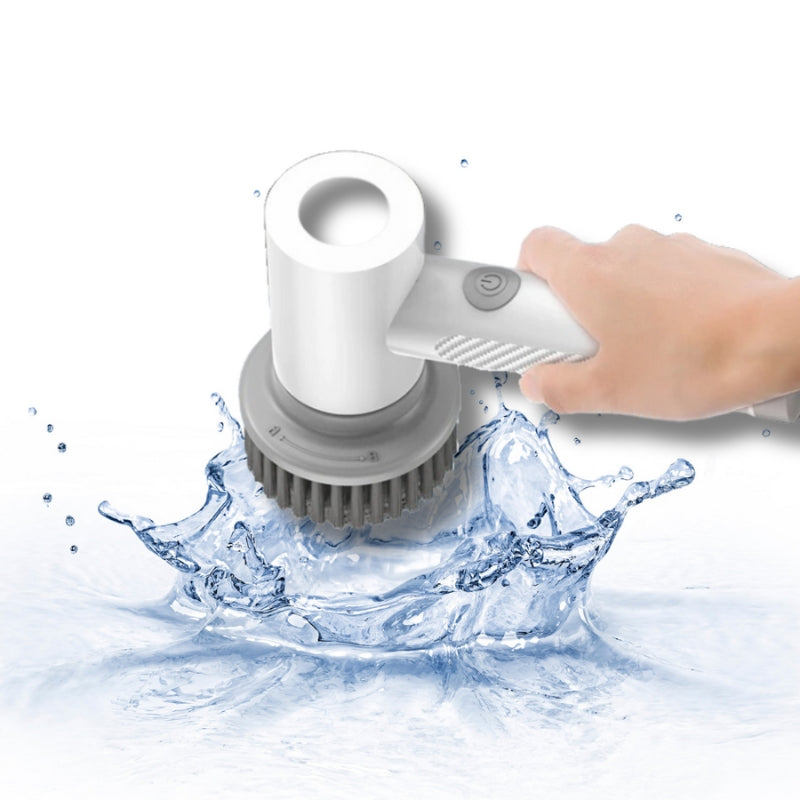 Electric Spin Scrubber Kitchen Cleaning Brush Cordless Rechargeable Power Scrub Tool