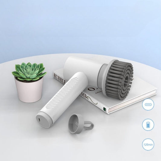 Electric Spin Scrubber Kitchen Cleaning Brush Cordless Rechargeable Power Scrub Tool