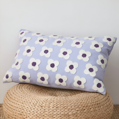 Embroidered Floral Cushion Covers Square and Rectangular Sofa Pillow Covers