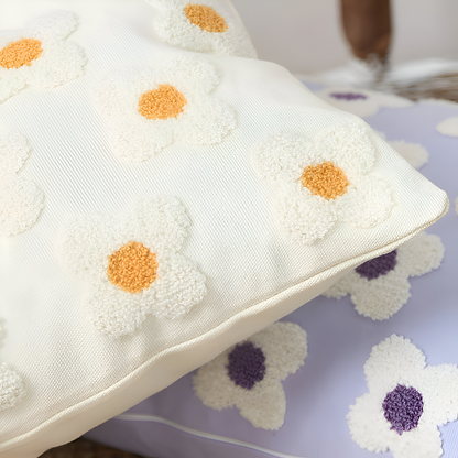 Embroidered Floral Cushion Covers Square and Rectangular Sofa Pillow Covers