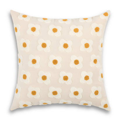 Embroidered Floral Cushion Covers Square and Rectangular Sofa Pillow Covers