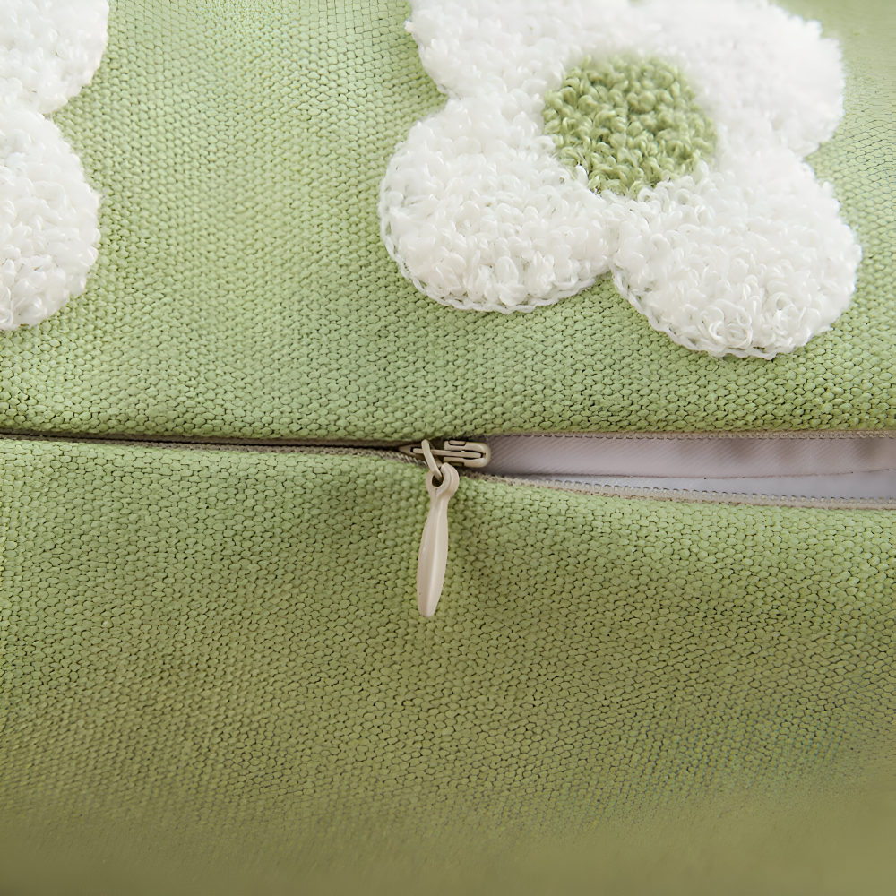 Embroidered Floral Cushion Covers Square and Rectangular Sofa Pillow Covers