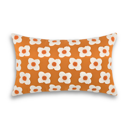 Embroidered Floral Cushion Covers Square and Rectangular Sofa Pillow Covers