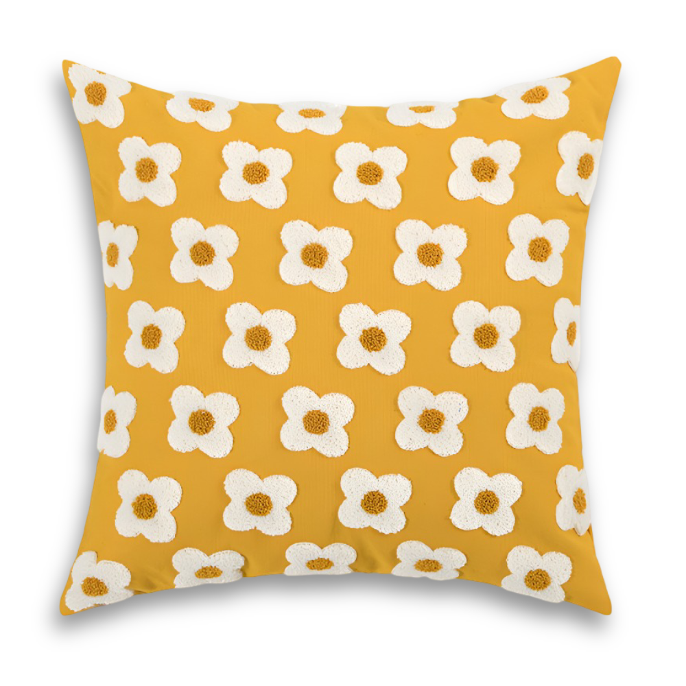 Embroidered Floral Cushion Covers Square and Rectangular Sofa Pillow Covers