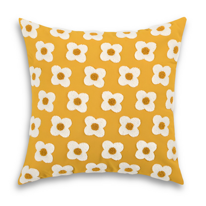 Embroidered Floral Cushion Covers Square and Rectangular Sofa Pillow Covers