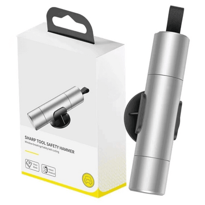 Emergency Car Safety Hammer with Seatbelt Cutter Compact Escape Tool