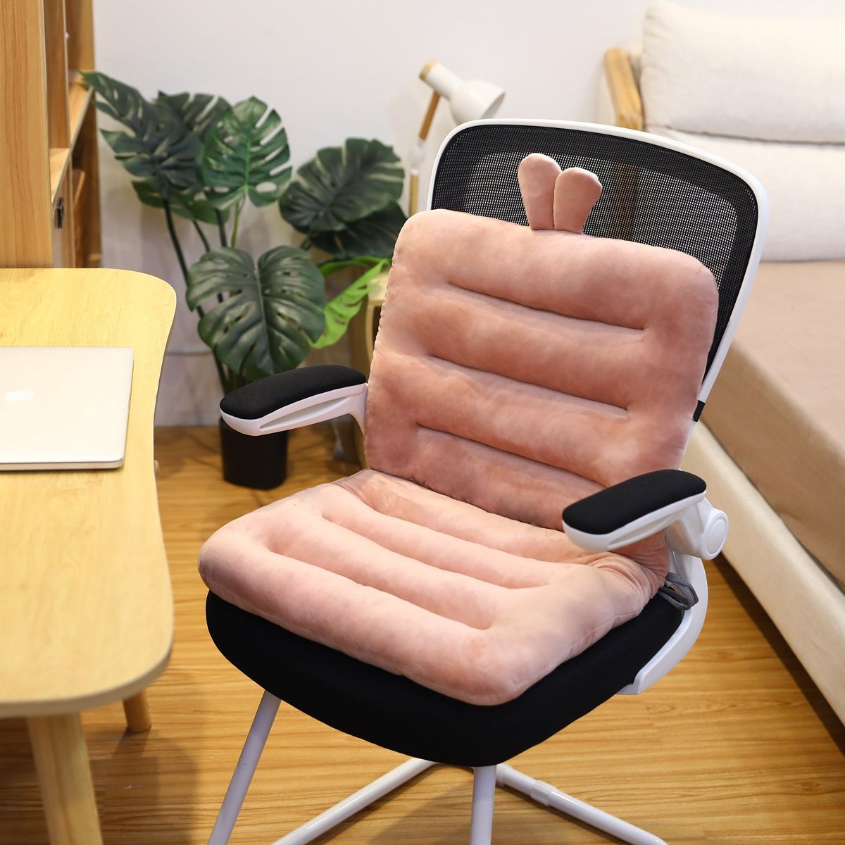 Ergonomic Back Support Seat Cushion Posture Corrector Non Slip Lumbar Pillow