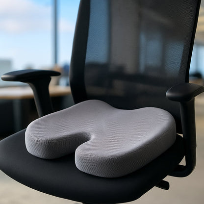 Ergonomic Memory Foam Office Chair Seat Cushion with Gel Layer