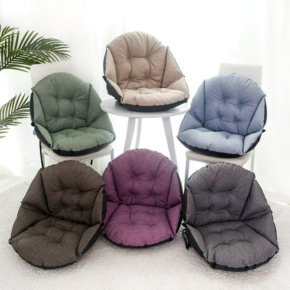 Ergonomic Seat Cushion Quilted Accent Non Slip Base Posture Support Chair Pad