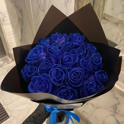 Eternal Bloom Glitter Roses Long-Lasting Sparkling Decorative Flowers