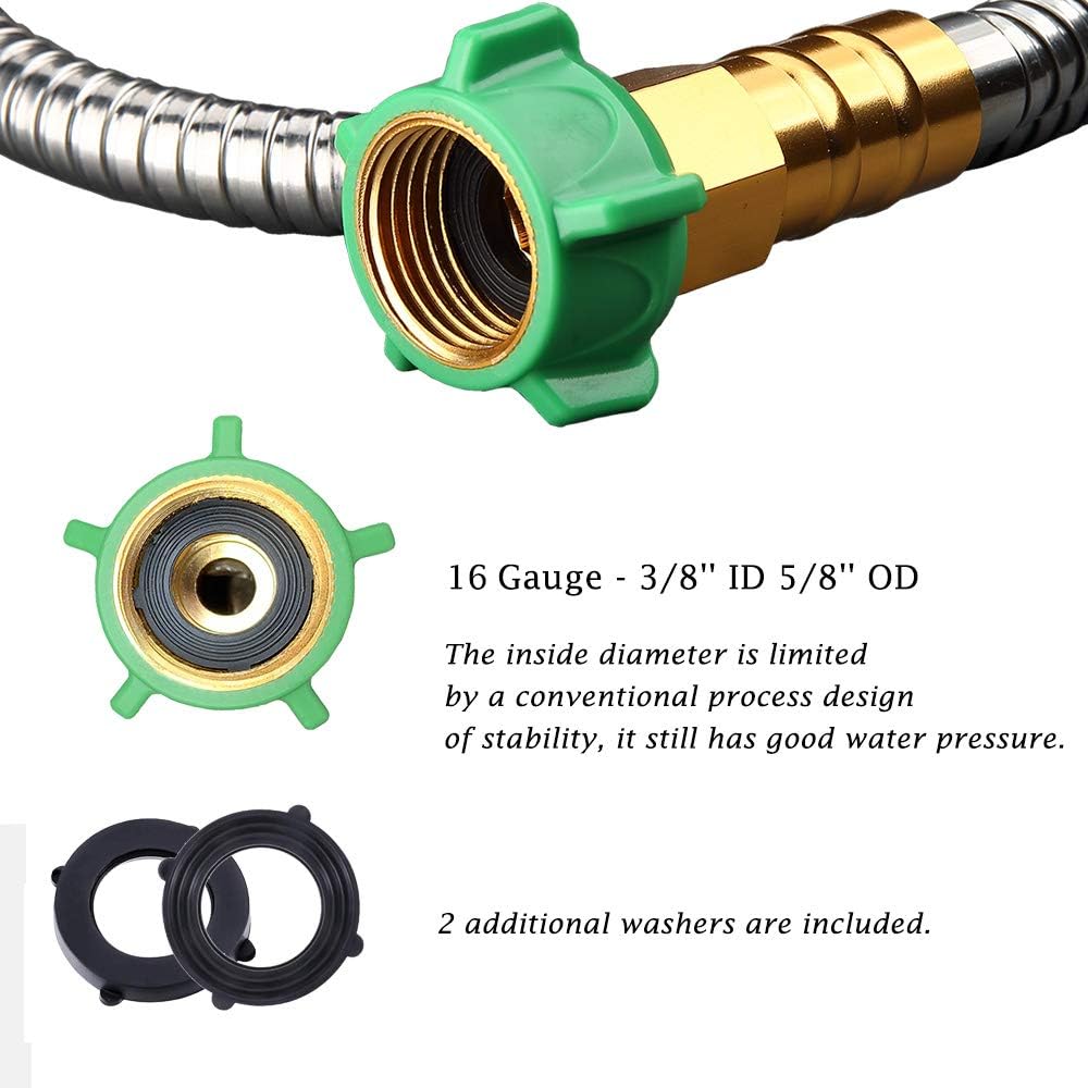 Expandable Garden Hose Kink Resistant Flexible Outdoor Watering Hose