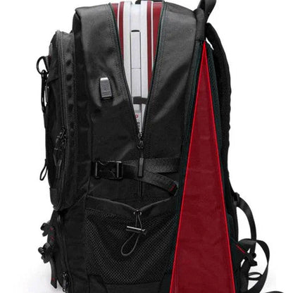 Expandable Travel Backpack Large Capacity Waterproof Laptop Backpack with USB Charging Port