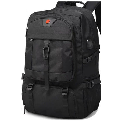 Expandable Travel Backpack with USB Charging Port Large Capacity Carry On Laptop Backpack
