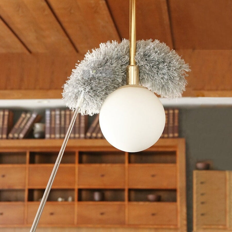 Extendable Microfiber Duster Telescopic Dust Cleaner for Ceiling Fans Shelves and Home Cleaning