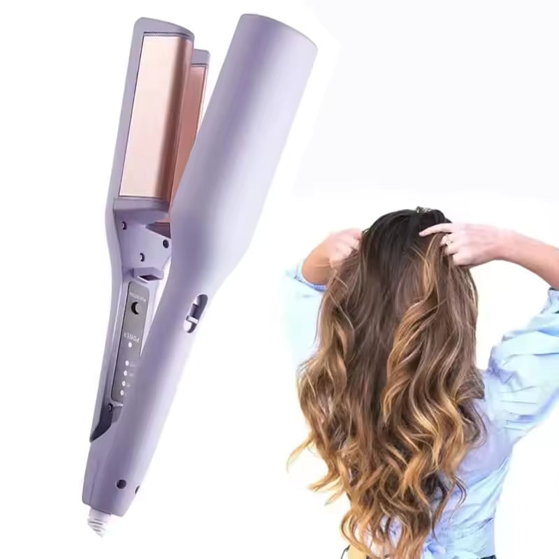 Fast Heating Curling Wand Adjustable Temperature Long Lasting Waves Hair Styler