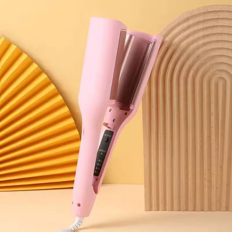 Fast Heating Curling Wand Adjustable Temperature Long Lasting Waves Hair Styler