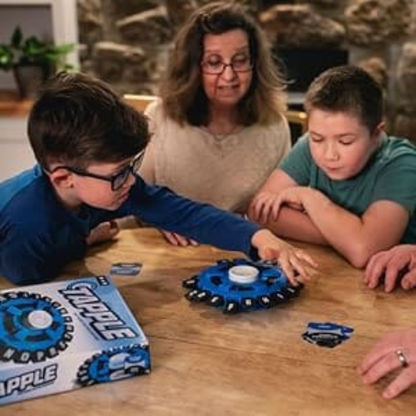 Fast-Paced Word Game Letter Press Board Game for Family Game Night & Kids Learning