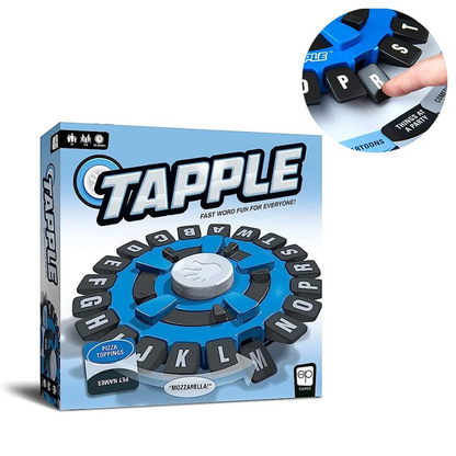 Fast-Paced Word Game Letter Press Board Game for Family Game Night & Kids Learning