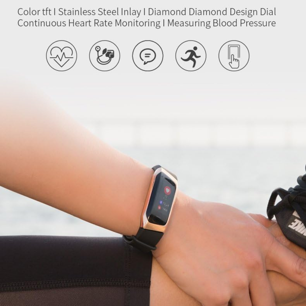 Fitness Smartwatch with Sleep Activity Heart Rate Tracking