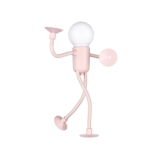Flexible Athlete LED Night Light with Suction Cup Adjustable Room Lamp