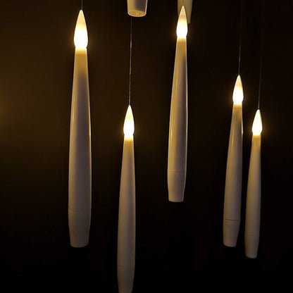 Floating LED Candle Halloween Decorations Ambient Party Lighting Indoor Decor
