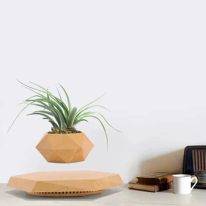 Floating Magnetic Plant Pot 360 Degree Levitating Planter for Indoor Decor