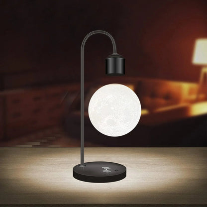 Floating Moon Lamp Wireless Charging Desk Light Magnetic Levitation Night Lamp