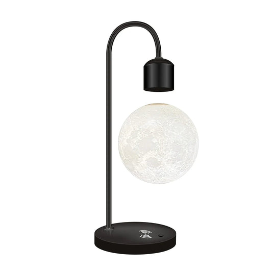 Floating Moon Lamp Wireless Charging Desk Light Magnetic Levitation Night Lamp