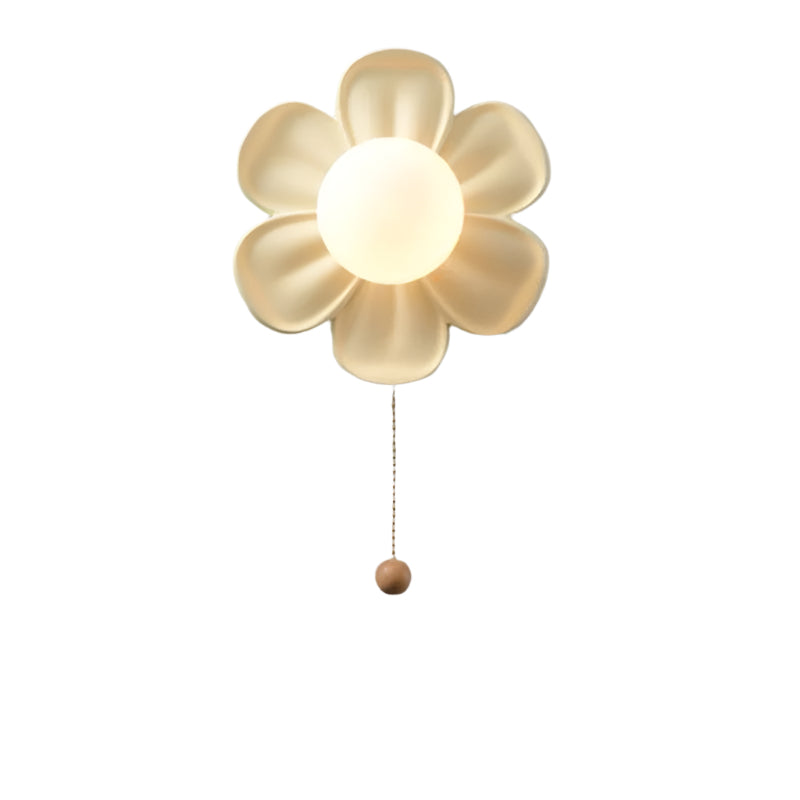 Flower LED Wall Light Artistic Compact Decorative Indoor Wall Lamp
