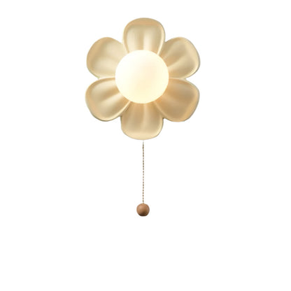 Flower LED Wall Light Artistic Compact Decorative Indoor Wall Lamp